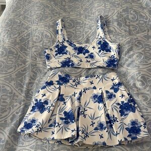 Love shack fancy Two-Piece athletic tennis Set